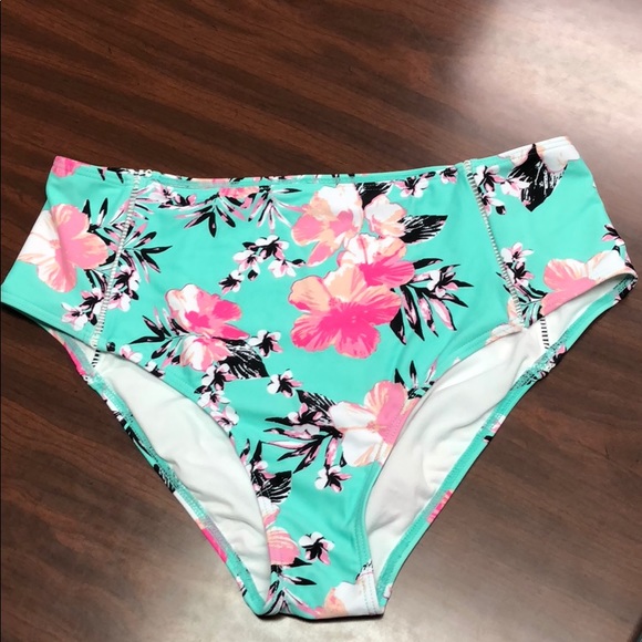 target high waisted swim bottoms